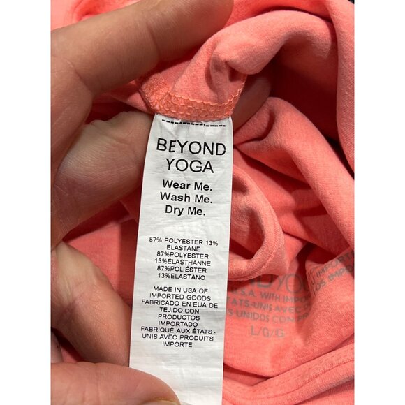 Beyond Yoga Women's High-Waisted Peach Leggings L - Picture 5 of 6